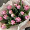 Букет з 15 піоноподібних тюльпанів “Vogue”