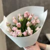 Букет з 25 піоноподібних тюльпанів “Gabriella”