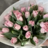 Букет з 25 піоноподібних тюльпанів “Mariage”