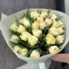Букет з 25 піоноподібних тюльпанів “Piste”