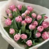Букет з 25 піоноподібних тюльпанів “Vogue”