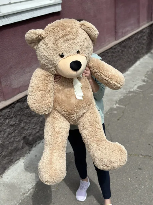 М'який ведмедик "Капучіно" - 125 см