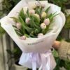 Букет з 11 піоноподібних тюльпанів 
