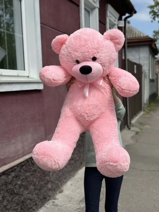 М'який ведмедик "Рожевий" - 125 см