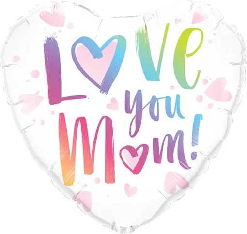 Фольгована куля "Love you Mom"