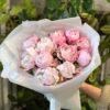 Букет з 9, 15 або 25 півоній "Marguerite Gerard"
