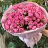 Букет з 15 або 25 гілок піоноподібних троянд "Misty Bubbles"