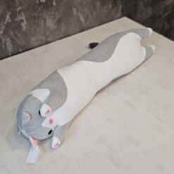 Кіт Батон - 70 см сірий