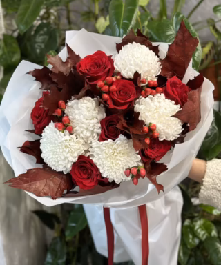 Букет "White&Red"