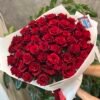 Букет з 45 червоних троянд 