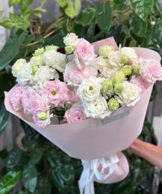 Букет з 15 гілок Кучерявих Еустом