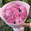 Букет з 9 або 15 Рожевих Хризантем