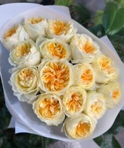 Exclusive” Букет з 15 або 21 піоноподібних троянд "Antonia Garden"