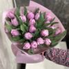 Букет з 19 піоноподібних тюльпанів 