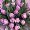 Букет з 25 піоноподібних тюльпанів 