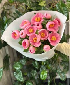 Букет з 15 півоній "Salmon Saucer"